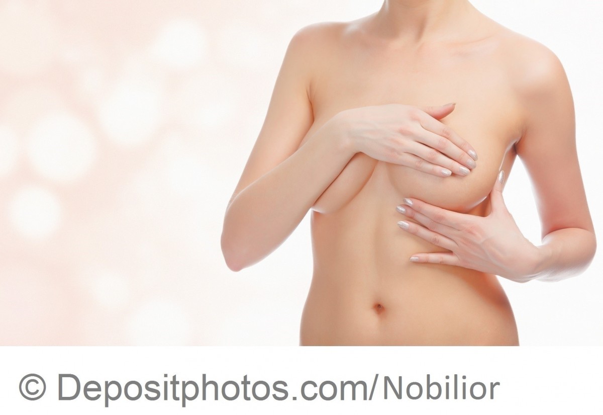 Breast palpation — Zdjęcie stockowe